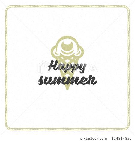 Summer holidays typography inspirational quote design for poster or apparel 114814853