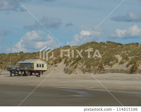 the island of ameland in the dutch north sea the island of ameland in the dutch north sea 114815106