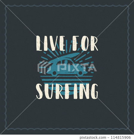 Summer holidays typography inspirational quote design for poster or apparel 114815906