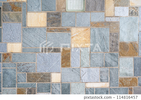 Textured background of nature stones, Belgium 114816457