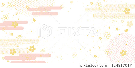 Japanese pattern background Japanese pattern background 114817017