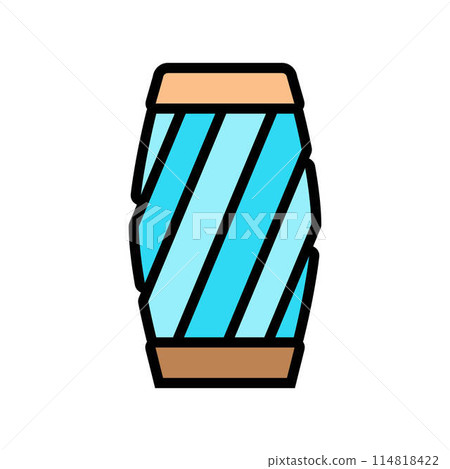 garden stool outdoor furniture color icon vector illustration garden stool outdoor furniture color icon vector illustration 114818422
