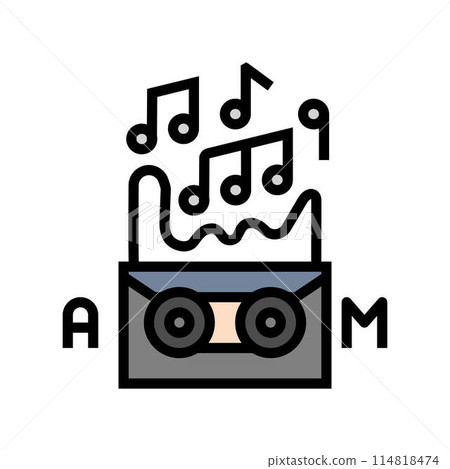alternative music goth subculture color icon vector illustration alternative music goth subculture color icon vector illustration 114818474