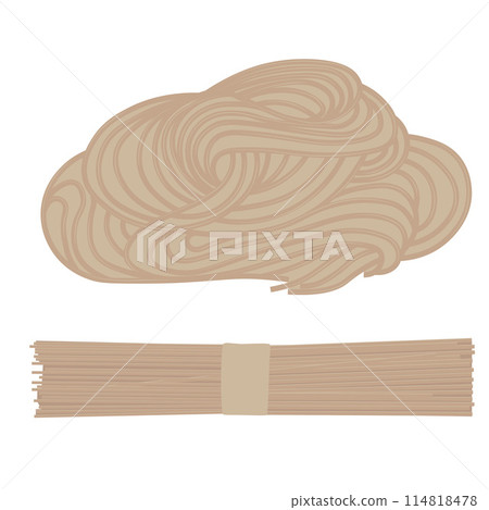 Soba Noodles 114818478