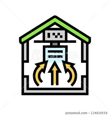 return air ventilation color icon vector illustration return air ventilation color icon vector illustration 114818558