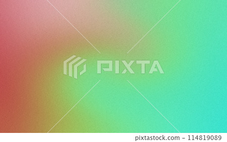 Grainy noise gradient background blends from gentle red to mint green 114819089