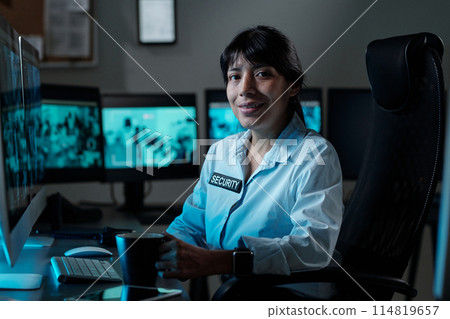 Young successful female security guard Young successful female security guard 114819657