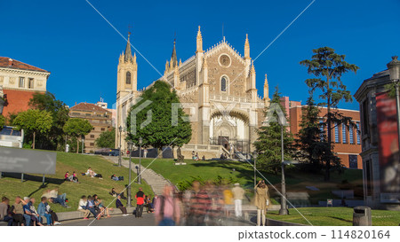 San Jeronimo el Real is a Roman Catholic church timelapse hyperlapse in central Madrid Spain San Jeronimo el Real is a Roman Catholic church timelapse hyperlapse in central Madrid Spain 114820164