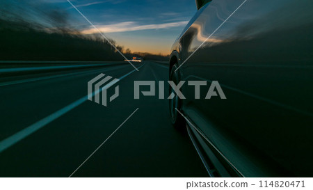 Driving at high speed through the streets timelapse drivelapse Driving at high speed through the streets timelapse drivelapse 114820471