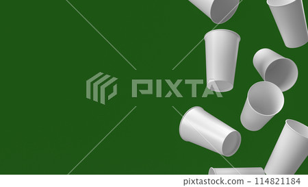 The Coffee paper cup for hot drink concept 3d rendering. The Coffee paper cup for hot drink concept 3d rendering. 114821184