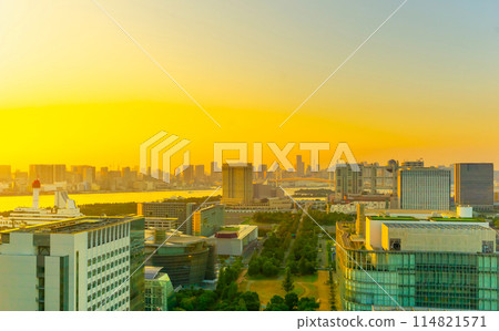 東京夜景-從台場方向看灣區 114821571