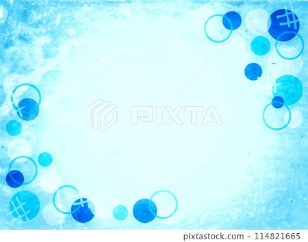 Beautiful blue watercolor polka dot frame Beautiful blue watercolor polka dot frame 114821665
