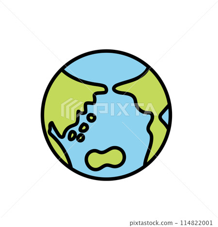 Simple vector illustration of the earth 114822001