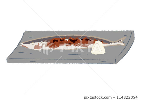 居酒屋菜單 烤魚(秋刀魚) 居酒屋菜單 烤魚(秋刀魚) 114822054