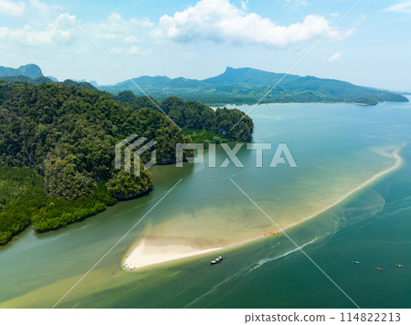 Beautiful sea in Phangnga Thailand, Beautiful nature, Amazing view sea background Beautiful sea in Phangnga Thailand, Beautiful nature, Amazing view sea background 114822213