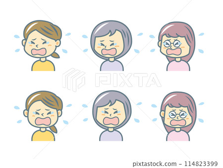 臉部表情插圖集 114823399