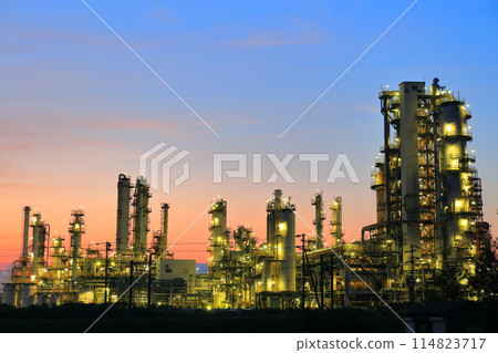 [Ehime Prefecture] Night view of Taiyo Oil Combinat 114823717