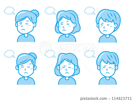 臉部表情插圖集 114823731