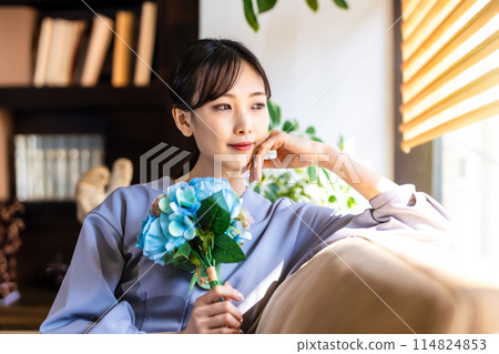 美麗的女人肖像 114824853