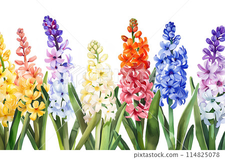 Hyacinth of colorful 114825078