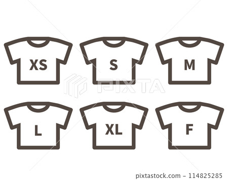 Clothing size icon 114825285