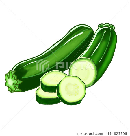 夏季蔬菜：西葫蘆1個，西葫蘆橫切1個。無論烤還是煮都很美味。 114825706