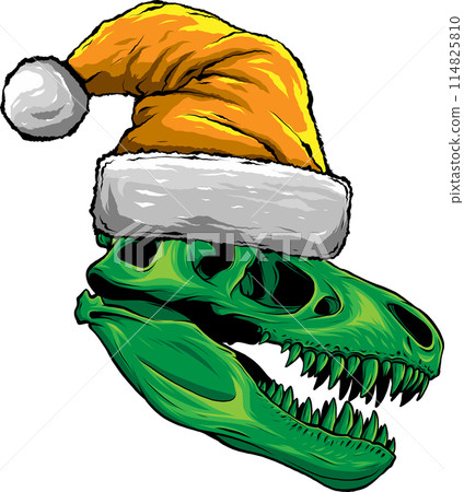 skull of dinosaur tyrannosaurus rex. vector illustration design skull of dinosaur tyrannosaurus rex. vector illustration design 114825810