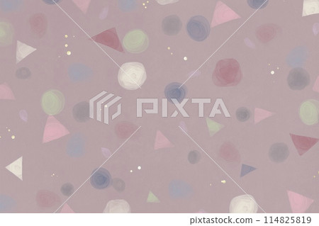 Autumn alcohol ink art abstract banner) Colorful swirl pattern polka dots and triangles on pale brown background Autumn alcohol ink art abstract banner) Colorful swirl pattern polka dots and triangles on pale brown background 114825819