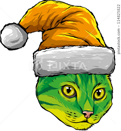 hand draw of cat head vector illustration design hand draw of cat head vector illustration design 114825822