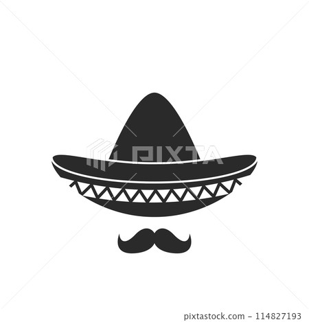 Sombrero hat icon 114827193