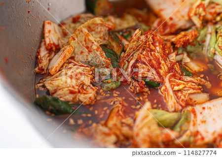 Delicious kimchi Korean food Delicious kimchi Korean food 114827774
