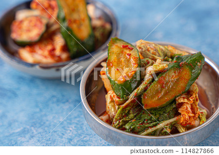 Delicious kimchi Korean food 114827866
