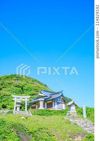 Early summer at Munakata Taisha Shrine, Okitsumiya Worship Site, Oshima, Munakata City, Fukuoka Prefecture 114829192