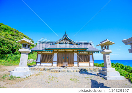 初夏的宗像大社 興津神社 福岡縣宗像市大島 初夏的宗像大社 興津神社 福岡縣宗像市大島 114829197