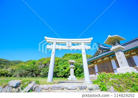 初夏的宗像大社 興津神社 福岡縣宗像市大島 114829202
