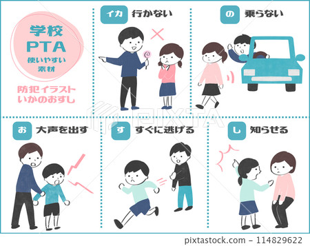 Materials for use in schools and PTAs: Crime prevention squid sushi 114829622