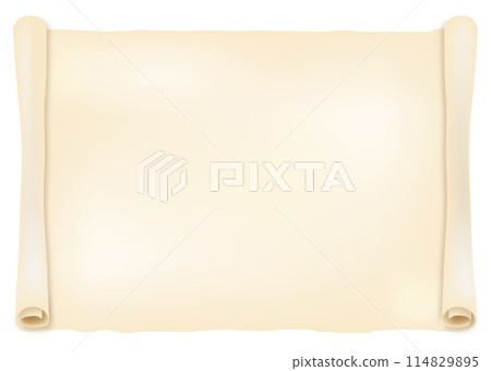 Parchment Scroll_Horizontal Parchment Scroll_Horizontal 114829895