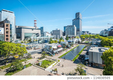 Overlooking Hisaya Odori Park and Oasis 21 114830505