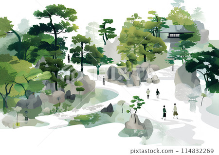 Special Place of Scenic Beauty: Kenrokuen-2 114832269