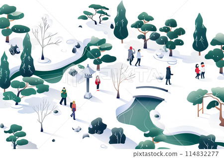 Special Place of Scenic Beauty: Kenrokuen-3 (Winter) 114832277