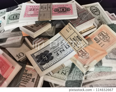 old banknotes texture old banknotes texture 114832667