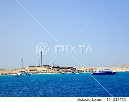 view from sea boat view from sea boat 114832783