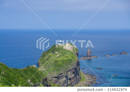 The tip of Cape Kamui on the Shakotan Peninsula The tip of Cape Kamui on the Shakotan Peninsula 114832974