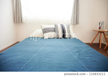 Bedroom Bed Room Newly Built House 114833211