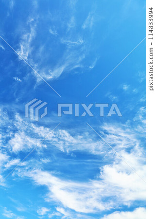 秋天天空和雲彩 秋天天空和雲彩 114833994