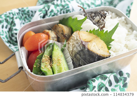時尚健康的麥斯汀飯盒 114834379