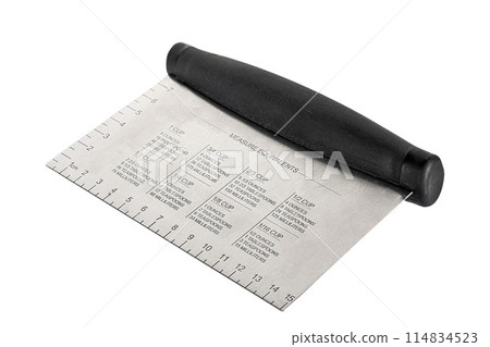 Barbecue and grill spatula bottle hook tongs tools set on White Background 114834523