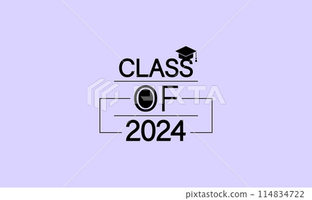 Word Artistry Text Illustration Designs Celebrating the Class of 2024 114834722
