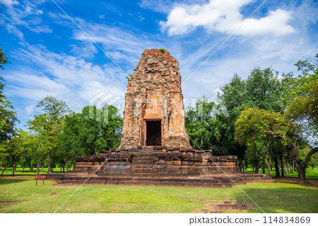 Phra Prang in Si Thep historical park It is an architecture in the Dvaravati period in Phetchabun Province, Thailand. Phra Prang in Si Thep historical park It is an architecture in the Dvaravati period in Phetchabun Province, Thailand. 114834869