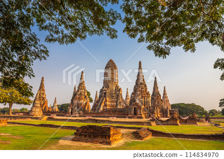Wat Chaiwatthanaram at Ayutthaya Historical Park is an important location and is used in filming in movies and dramas. It is popular with both Thai and international tourists. Wat Chaiwatthanaram at Ayutthaya Historical Park is an important location and is used in filming in movies and dramas. It is popular with both Thai and international tourists. 114834970